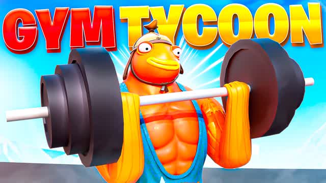 GYM TYCOON 🏋️‍♂️ — Fortnite Creative map cover art