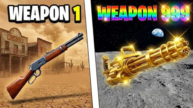 GUN GAME IN THE GALACTIC🌌 — Fortnite Creative map cover art
