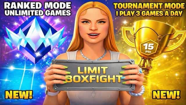 LIMIT BOXFIGHTS 1V1⚡️ — Fortnite Creative map cover art
