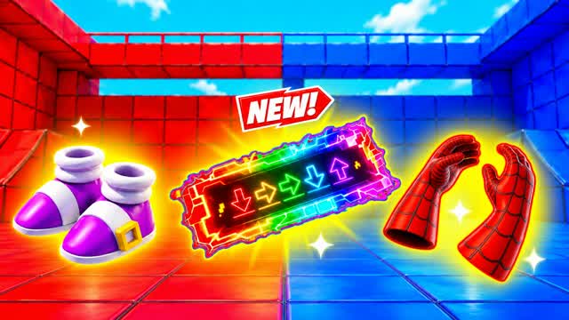 🔴 RED VS BLUE: CHAOS COMMAND 🔵 — Fortnite Creative map