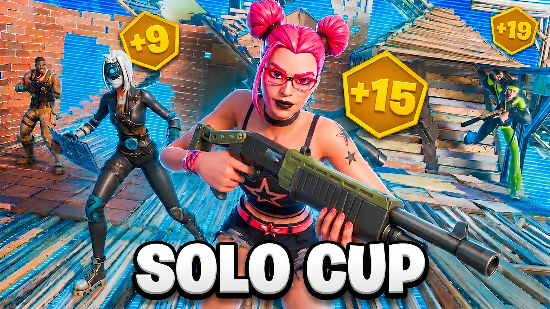 CUP SOLO ZONE WARS [REALISTIC] — Fortnite Creative map