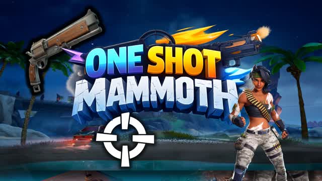 ONE SHOT Mammoth Only — Fortnite Creative map cover art
