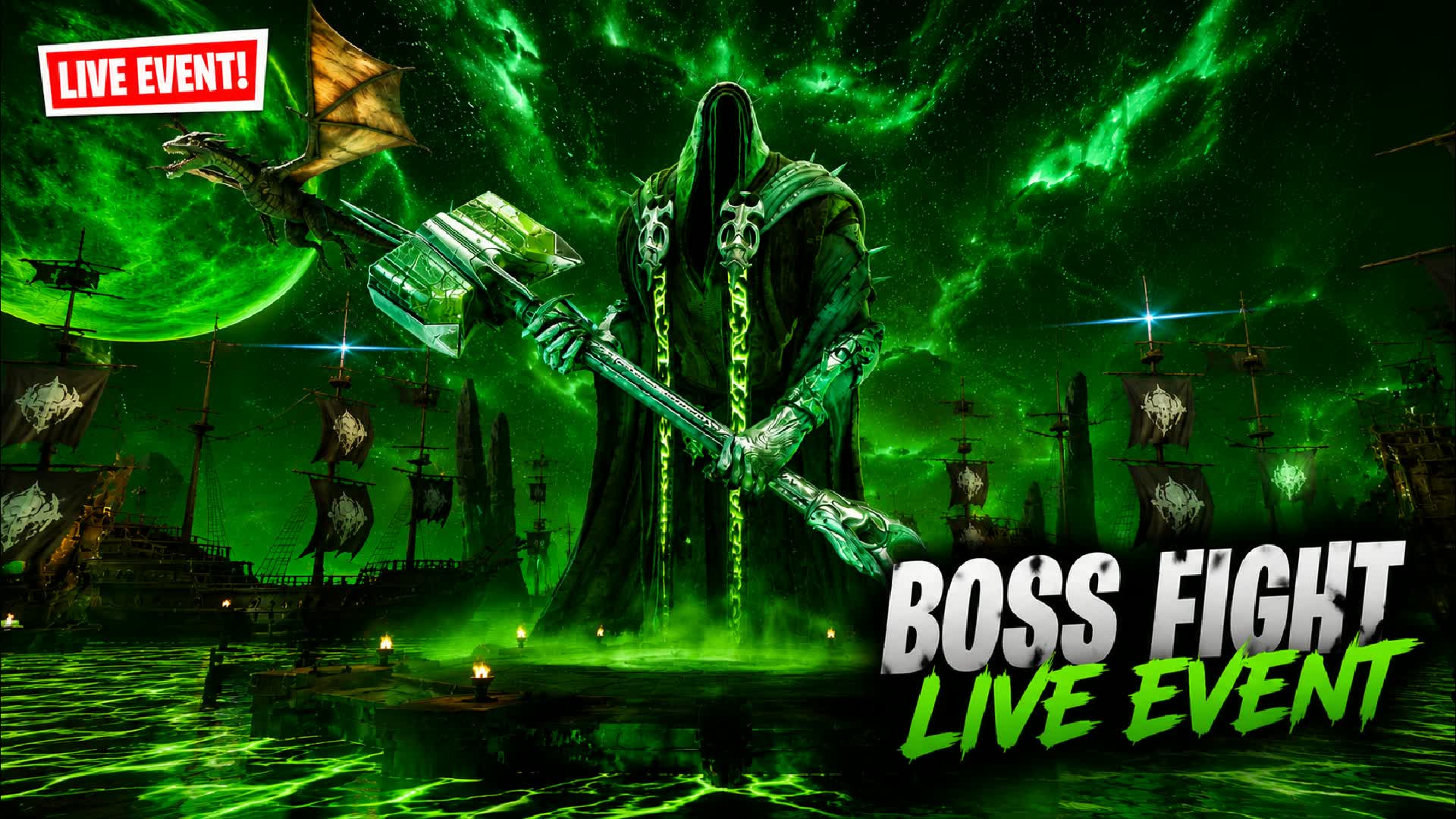 Dead Man's Docks [Boss Fight Live Event] — Fortnite Creative map