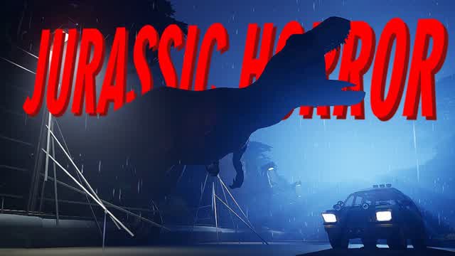 JURASSIC HORROR — Fortnite Creative map cover art