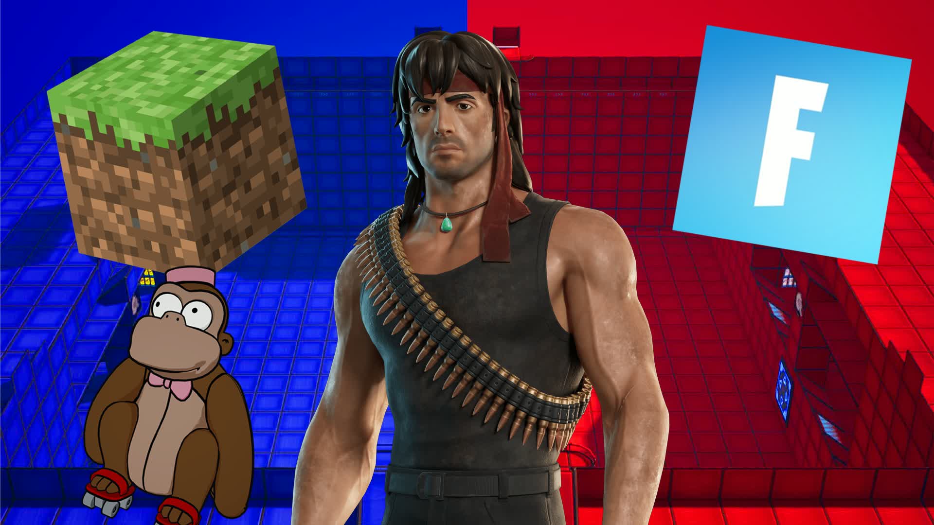 69 RED VS BLUE 🔴🔵 UNC 69 — Fortnite Creative map