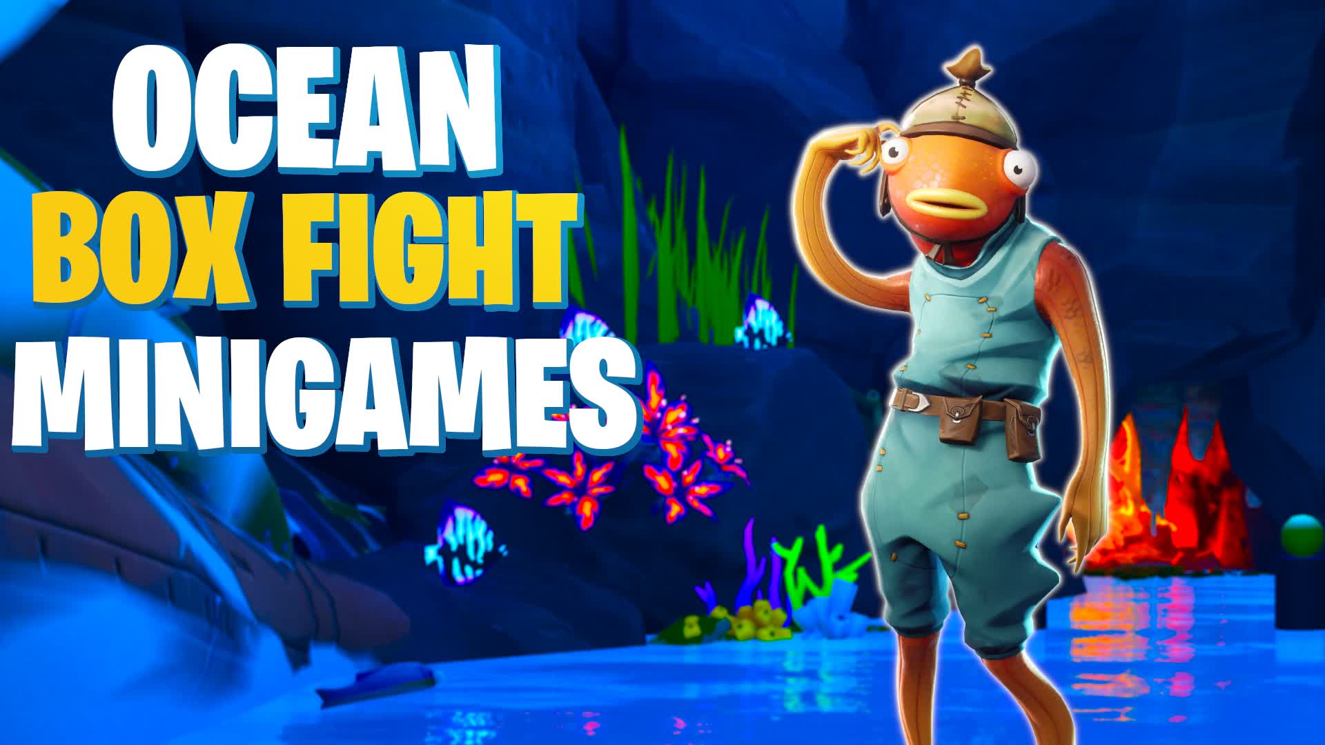 Ocean Box Fight Minigames — Fortnite Creative map