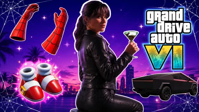 CARSs LUCIA GRAND DRIVE AUTO VI — Fortnite Creative map cover art