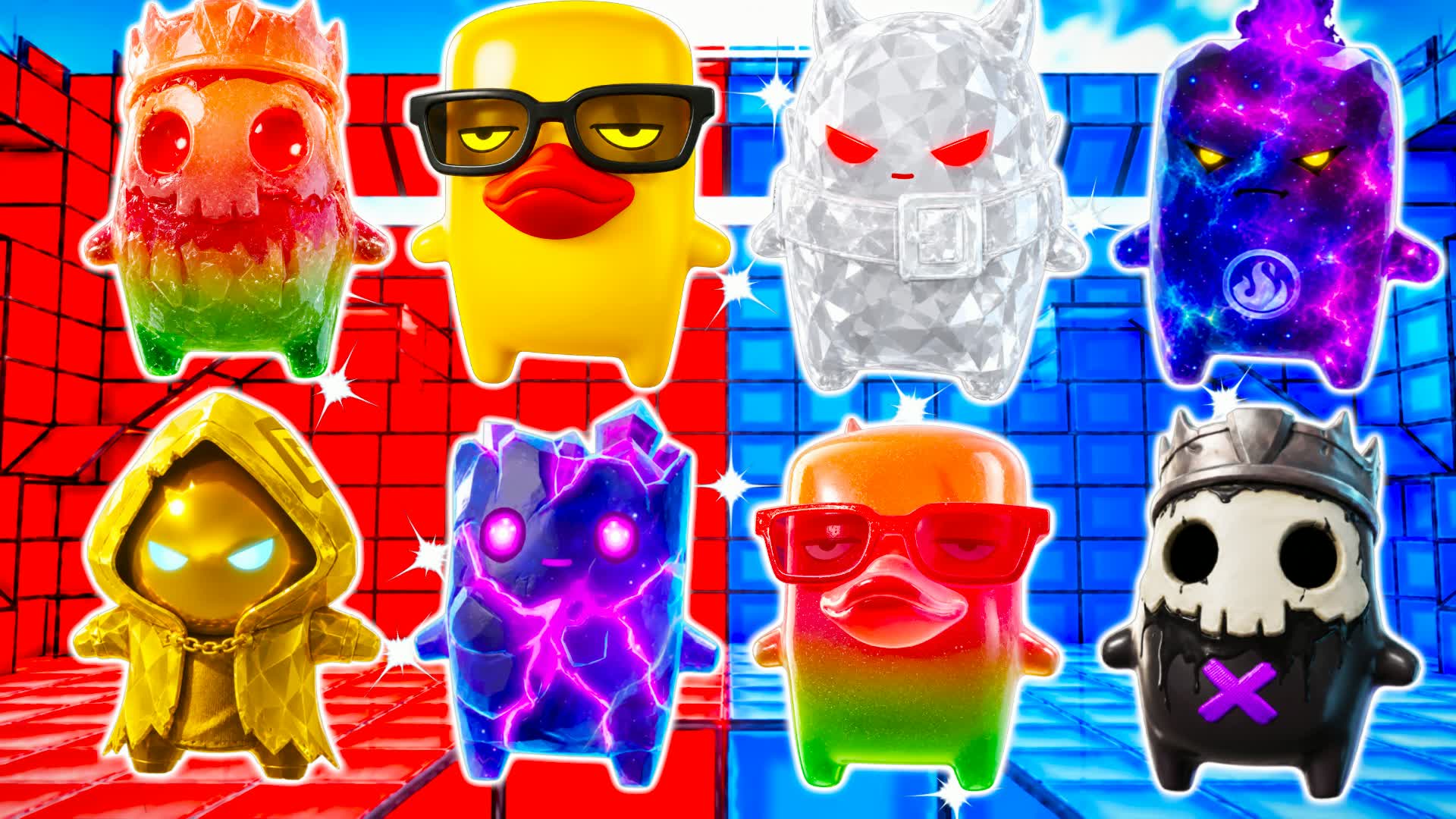 RED VS BLUE UNC PULL FORCE — Fortnite Creative map