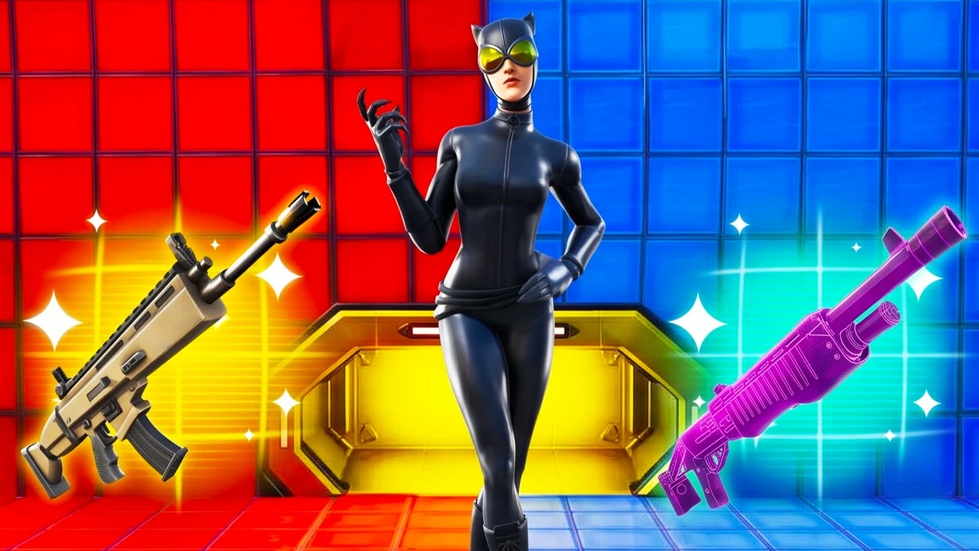RVB RED VS BLUE HEROES — Fortnite Creative map