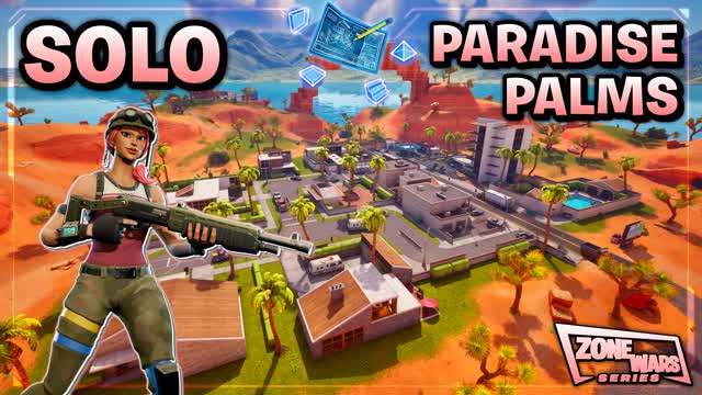 (Solo👤) Paradise Zone Wars [Series] — Fortnite Creative map