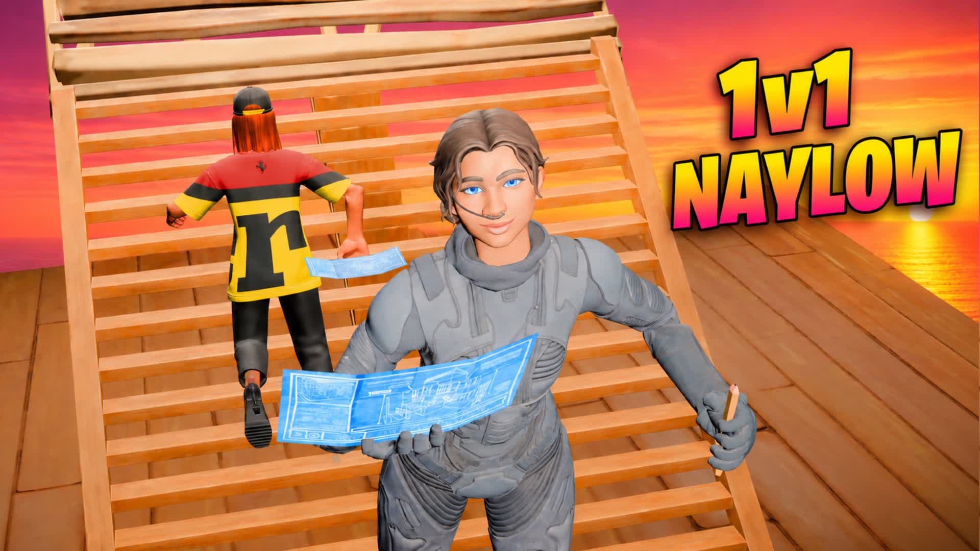1V1 Build Fight [Naylow] — Fortnite Creative map