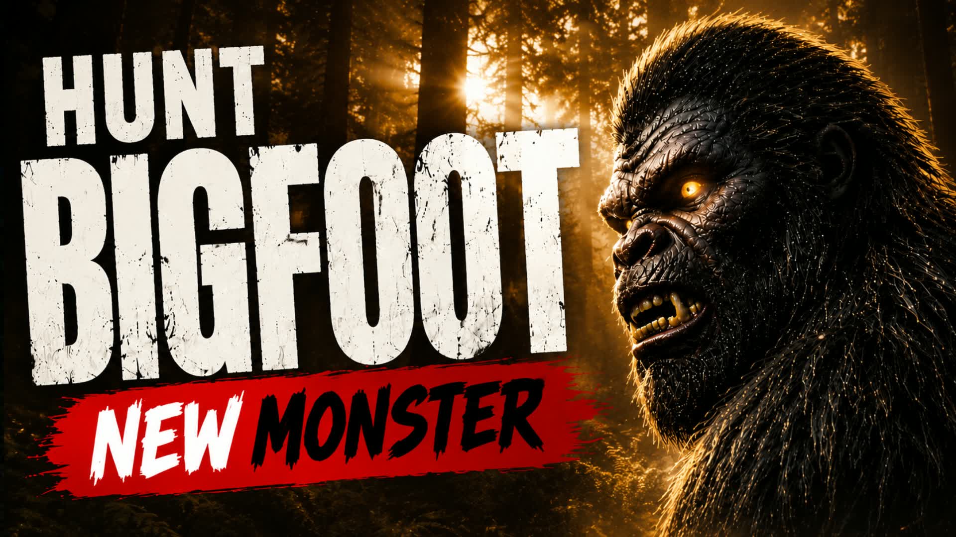 HUNT BIGFOOT [HORROR] [1-4] — Fortnite Creative map