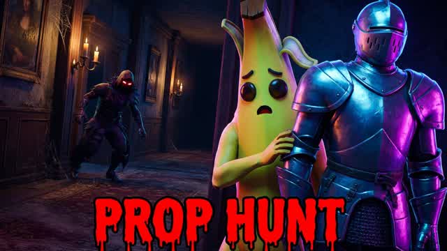 HALLOWEEN PROP HUNT (HORROR HOUSE)🎃 — Fortnite Creative map cover art