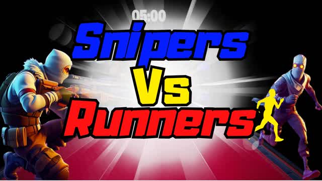 Snipers VS Corredores — Fortnite Creative map cover art