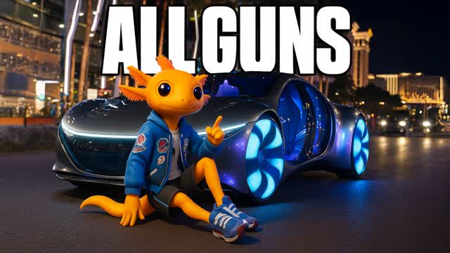 MEME FREE FOR ALL⭐ALL GUNS & VEHICLES — Fortnite Creative map