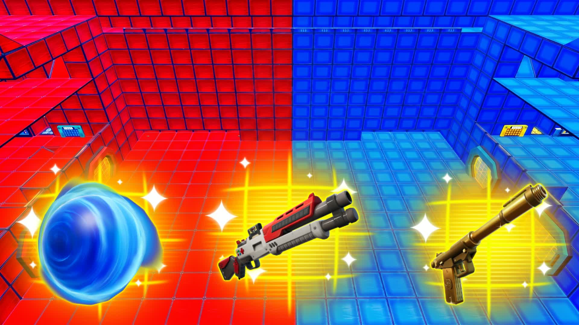 RED VS BLUE 🔴🔵  LAST STAND — Fortnite Creative map