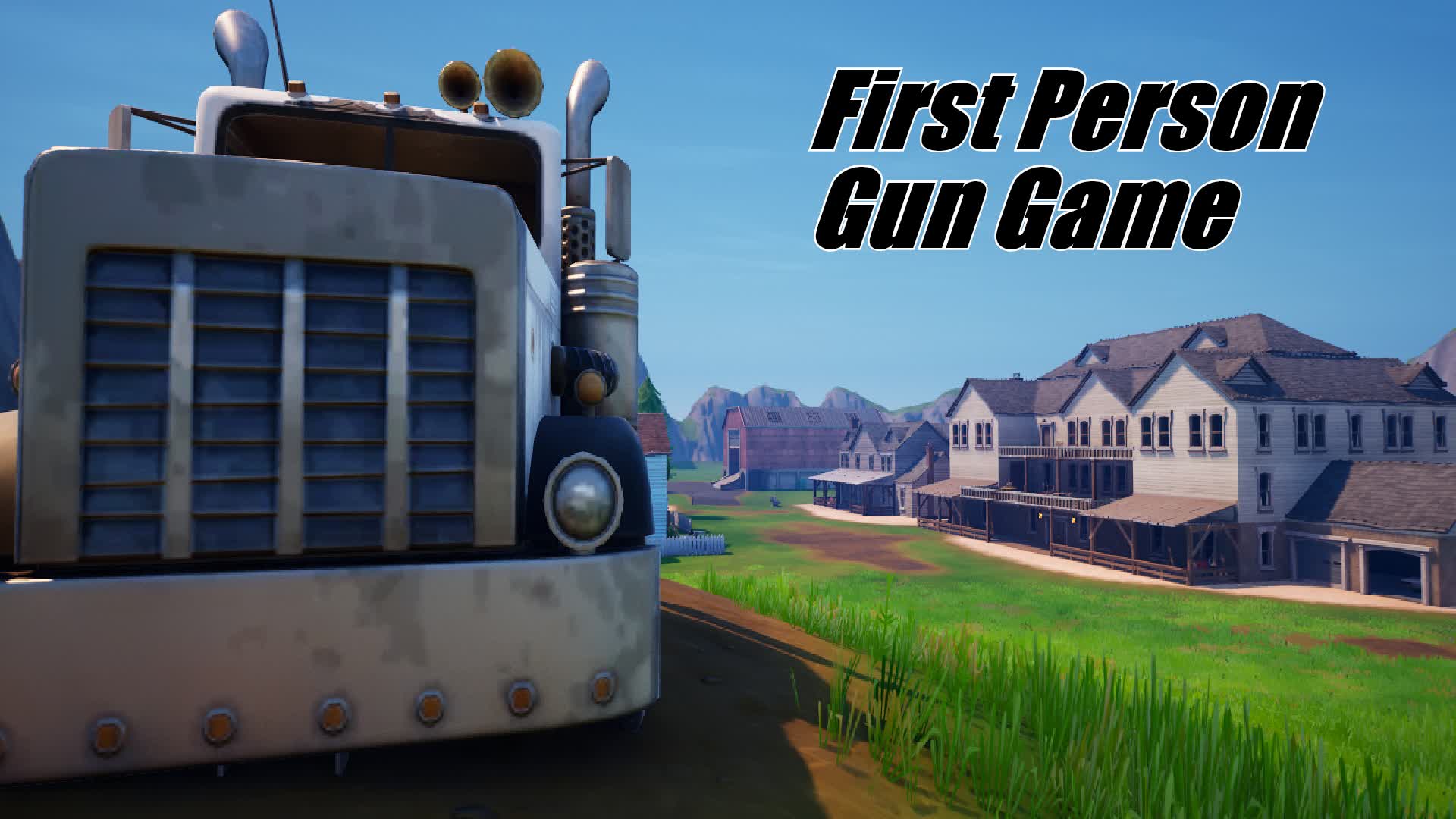 Crazy First Person Gun Game — Fortnite Creative map
