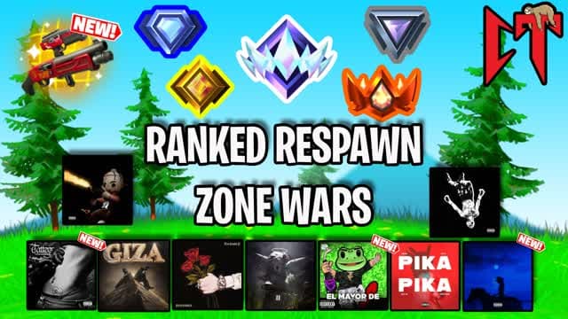 CORRIDOS ZONE WARS — Fortnite Creative map cover art