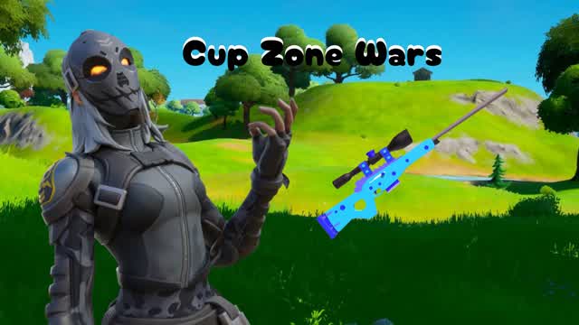 Cup Zone Wars — Fortnite Creative map cover art