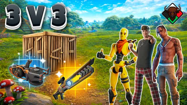 Nyati Zone Wars 3v3 🌀 — Fortnite Creative map