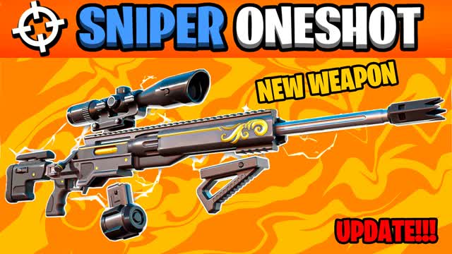 🎯SNIPER سوبر ONE SHOT💥TILTED TOWERS 🎯 — Fortnite Creative map cover art