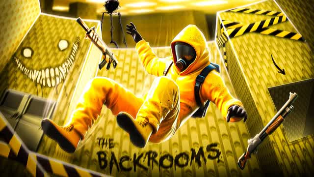 💀SCARY BACKROOMS PIECE CONTROL FIGHTS💀 — Fortnite Creative map cover art