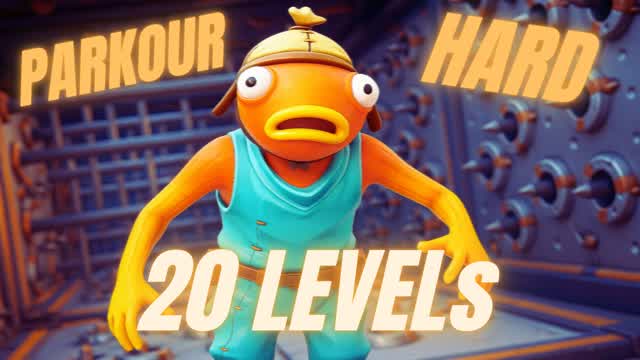 PARKOUR HARD 🧗‍♂️ — Fortnite Creative map cover art