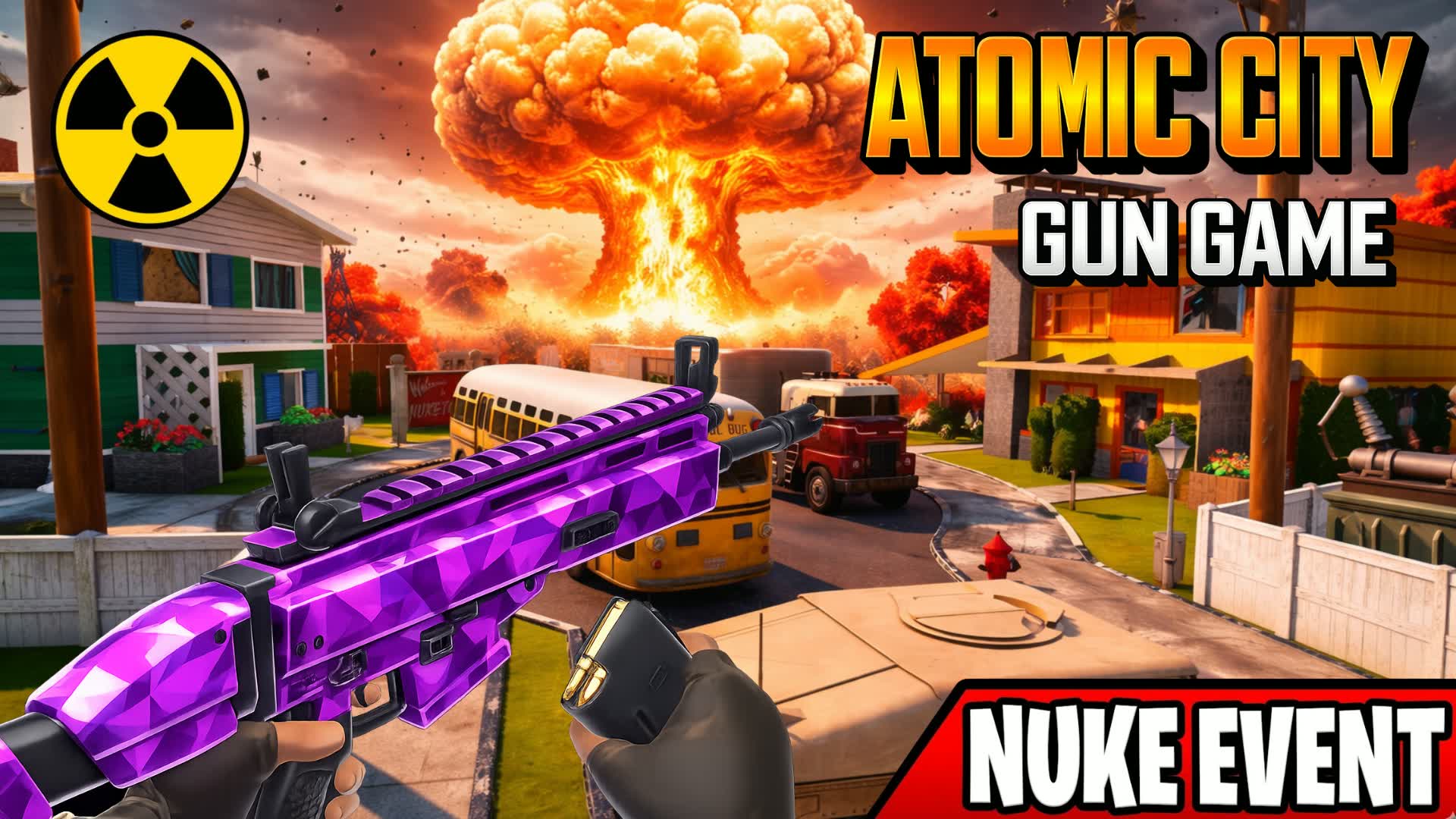 NUKE TOWN GUN GAME🔫 — Fortnite Creative map