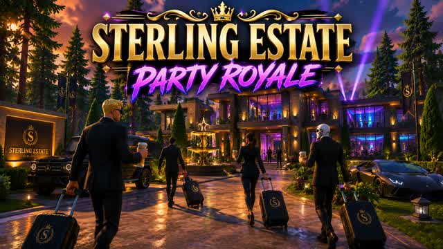 Sterling Estate Party Royale — Fortnite Creative map