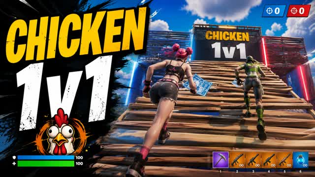 Chicken 1v1 — Fortnite Creative map cover art