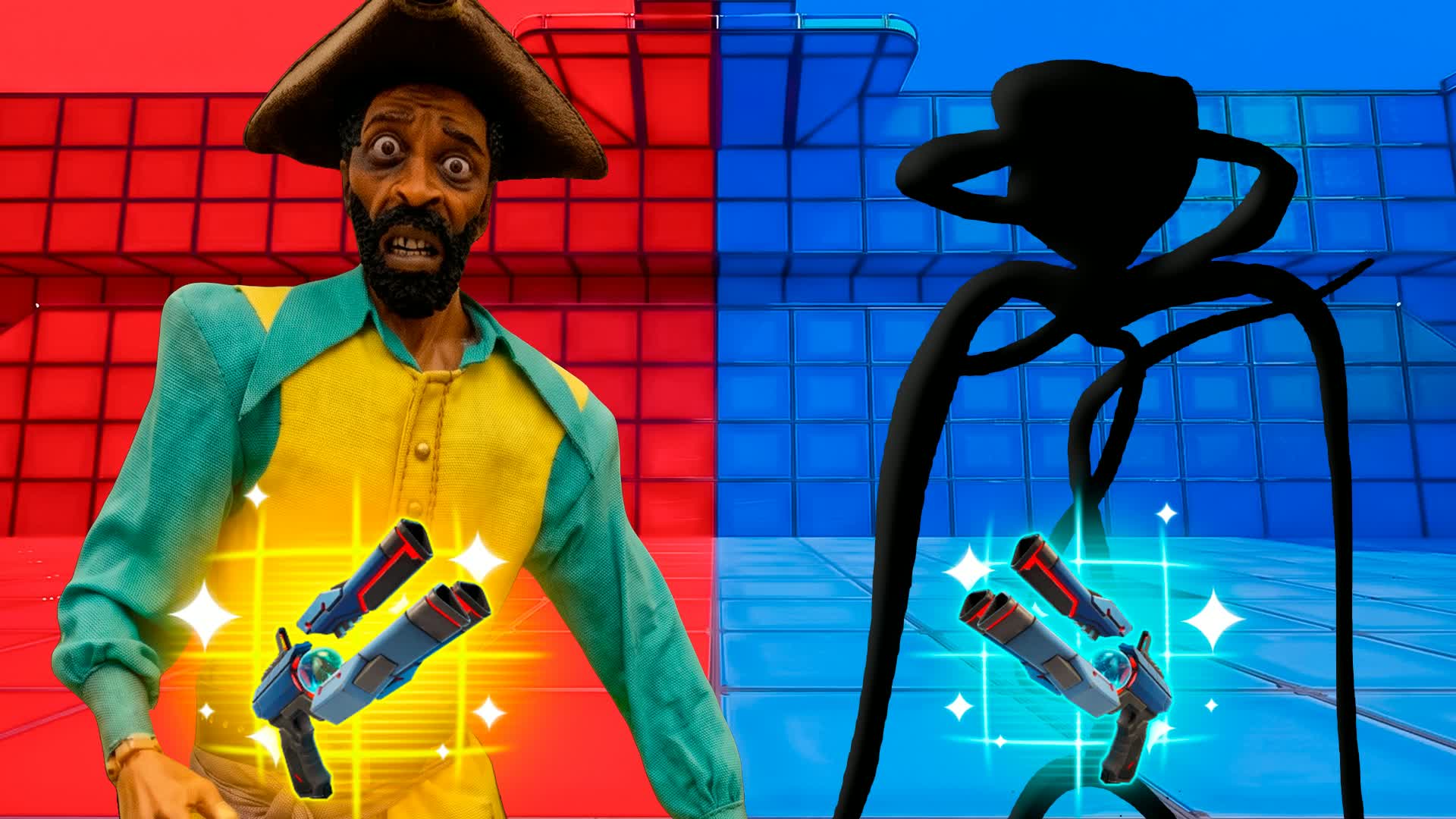 BACKROOMS RED VS BLUE — Fortnite Creative map