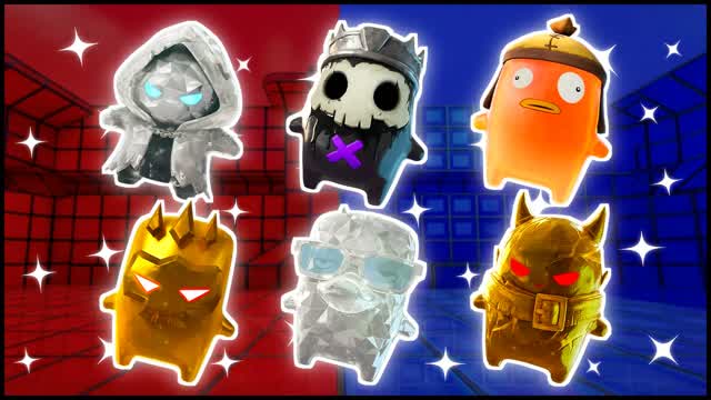 RED VS BLUE MIRROR JOLT 🔴🔵 — Fortnite Creative map
