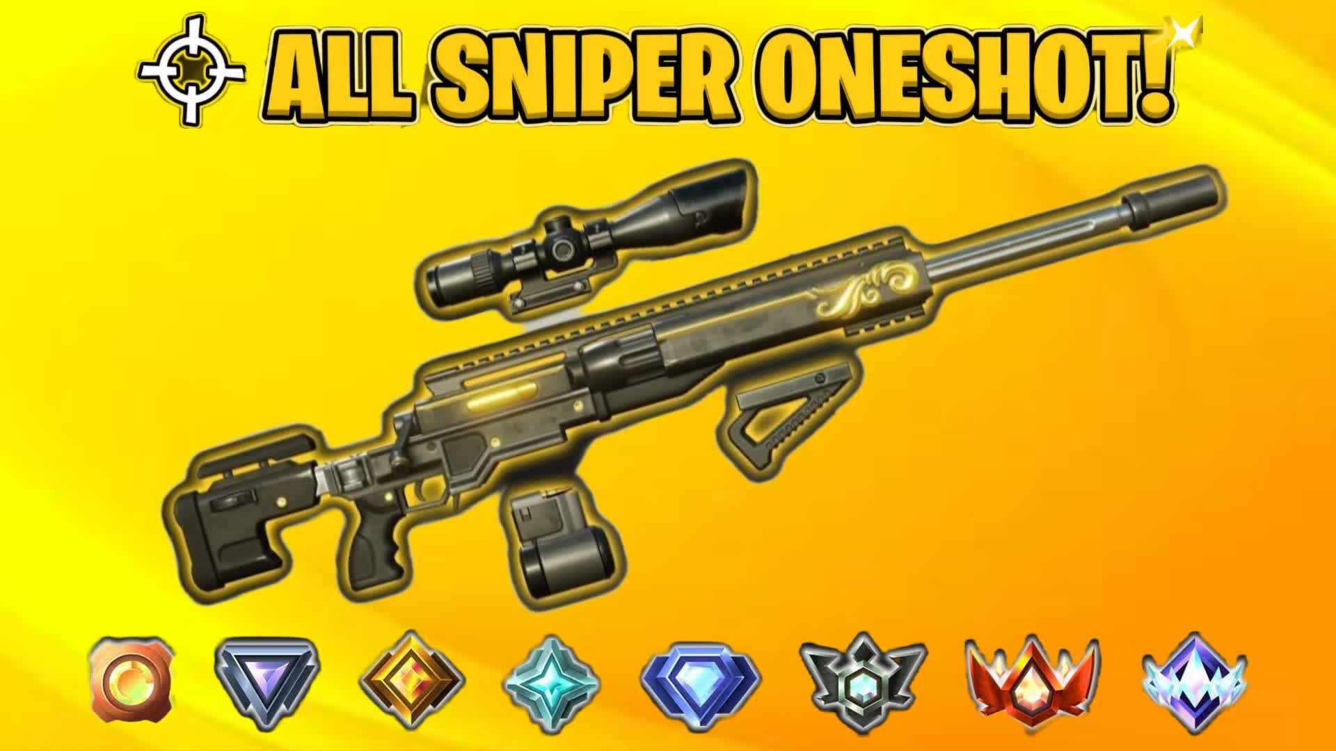 🎯 RANKED ONE SHOT 👑 — Fortnite Creative map