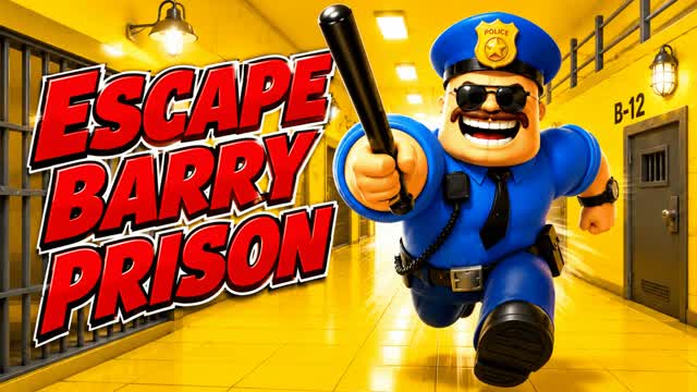🚨 ESCAPE BARRY PRISON 🚪 50+ LEVELS — Fortnite Creative map