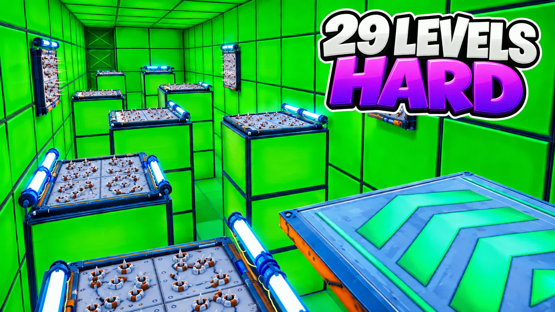 HARD PARKOUR 29 LEVELS⭐ 8080 باركور — Fortnite Creative map