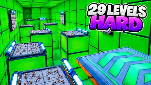 HARD PARKOUR 29 LEVELS⭐ 8080 باركور — Fortnite Creative map