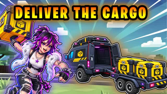 Deliver The Cargo 📦 — Fortnite Creative map cover art