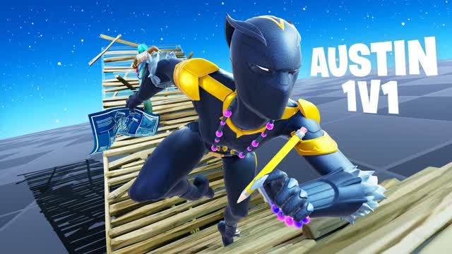 Austin 1v1 Build Fight (200 Pumps) — Fortnite Creative map cover art