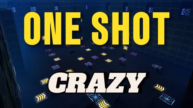 CRAZY ONE SHOT — Fortnite Creative map cover art