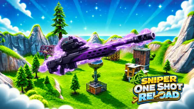SNIPER ONE SHOT RELOAD — Fortnite Creative map