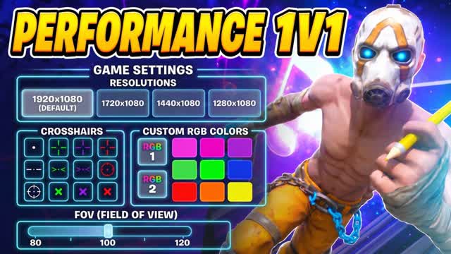 1v1 Performance *MUSIC* — Fortnite Creative map cover art