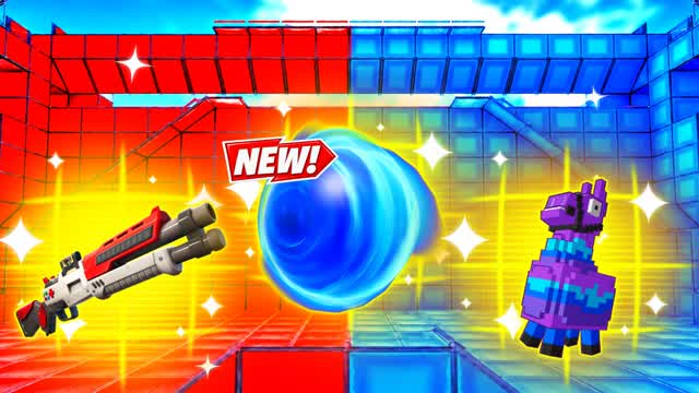 RED VS BLUE FIRST CALL 🔴🔵 — Fortnite Creative map cover art