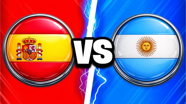 🇪🇸 SPAIN VS ARGENTINA 🇦🇷RED VS BLUE — Fortnite Creative map