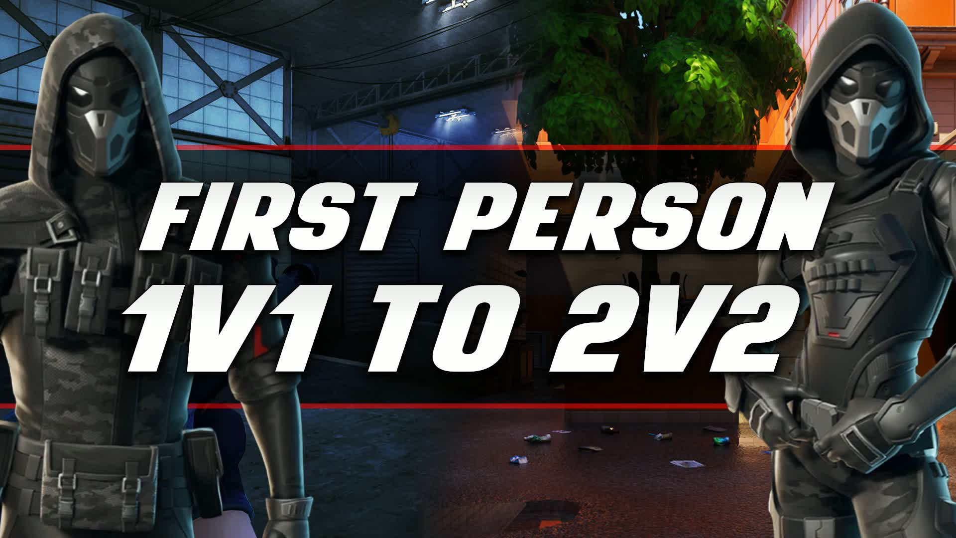 FIRST PERSON 1v1 TO 2v2 — Fortnite Creative map