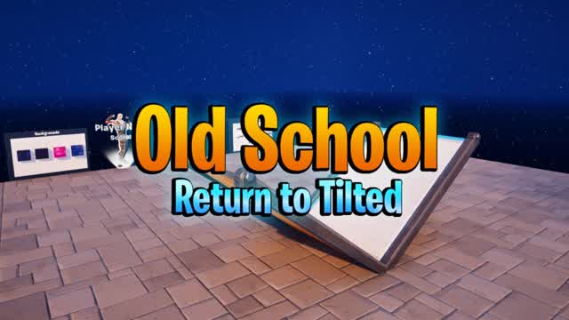 Old School - Return to Tilted 1v1 — Fortnite Creative map cover art