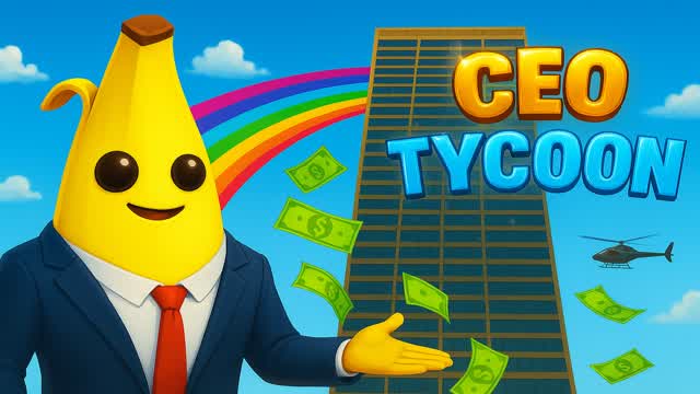 🤑CRAZY CEO TYCOON 💼 — Fortnite Creative map cover art