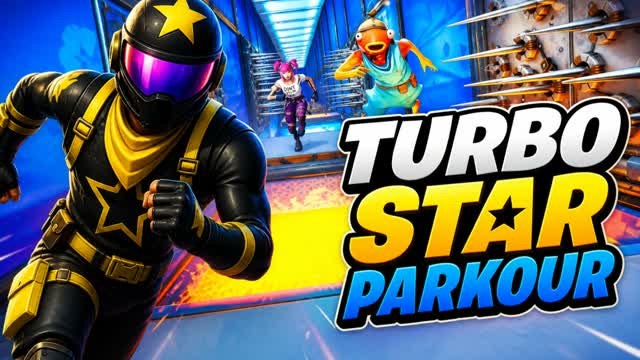 TURBO STAR PARKOUR ⭐ — Fortnite Creative map cover art