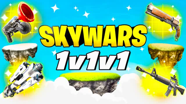 1v1v1 SKYWARS FREE FOR ALL — Fortnite Creative map cover art