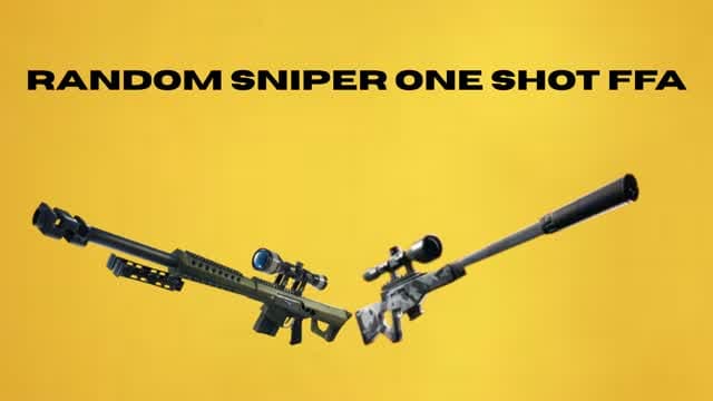 RANDOM Sniper Only One Shot FFA — Fortnite Creative map