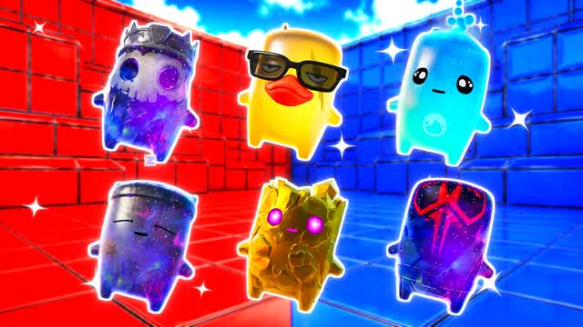 RED VS BLUE HEATWAVE RISE 🔴🔵 — Fortnite Creative map cover art